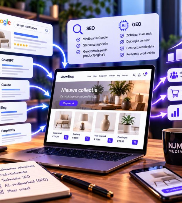 SEO en GEO optimalisatie NJM Media