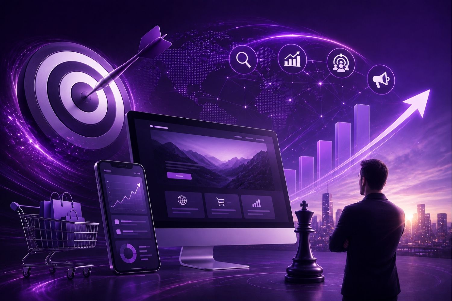 NJM Media Contact marketing purple