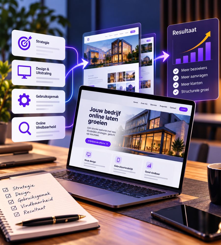 Laat de website maken die voor je gaat werken NJM Media