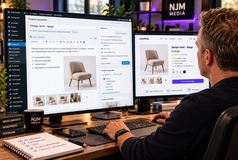 Woocommerce webshop bouwen NJM Media