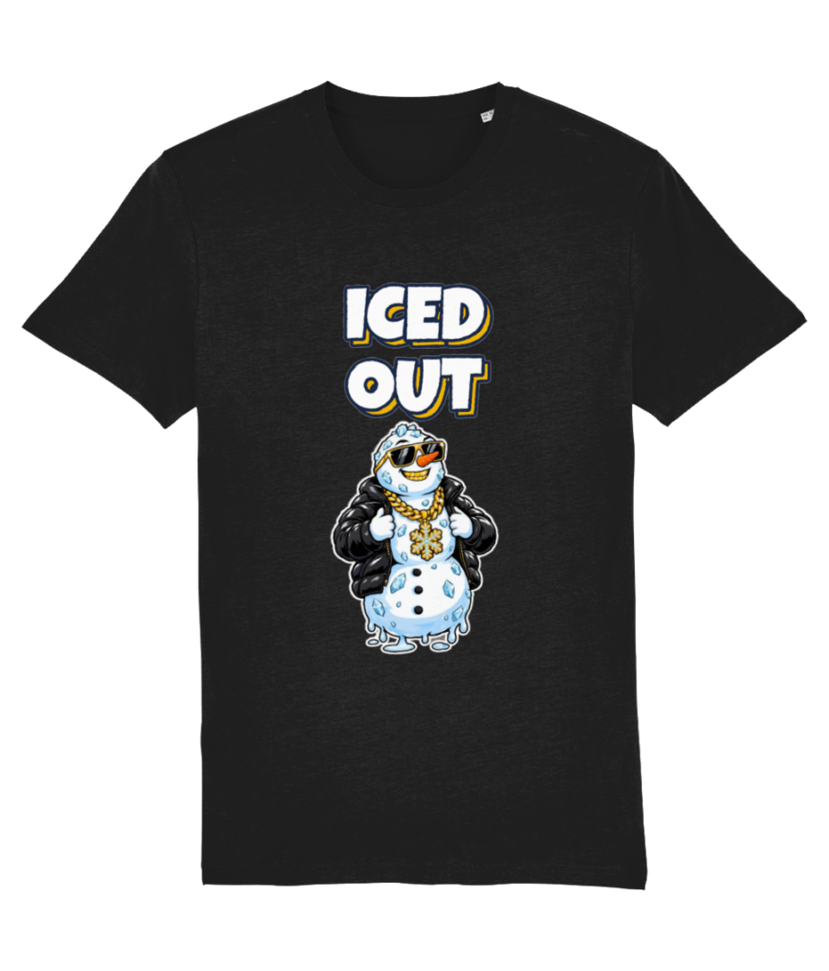 Winter T-shirt Iced Out, productweergave van het ontwerp