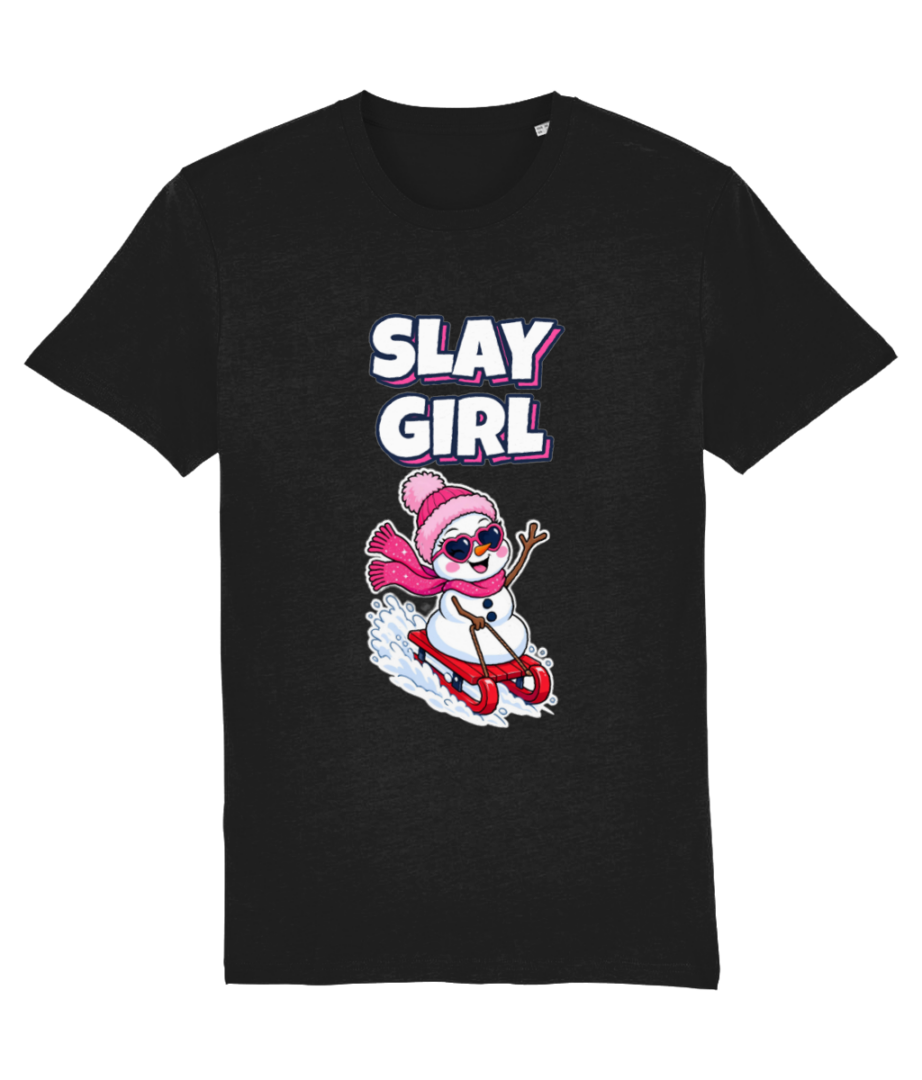 Winter T-shirt Slay Girl, productweergave van het ontwerp