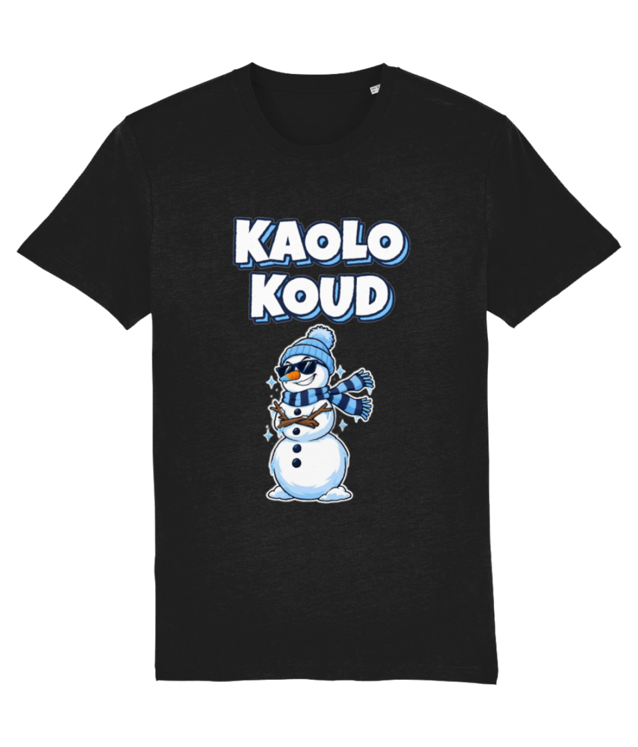 Winter T-shirt Kaolo Koud, productweergave van het ontwerp