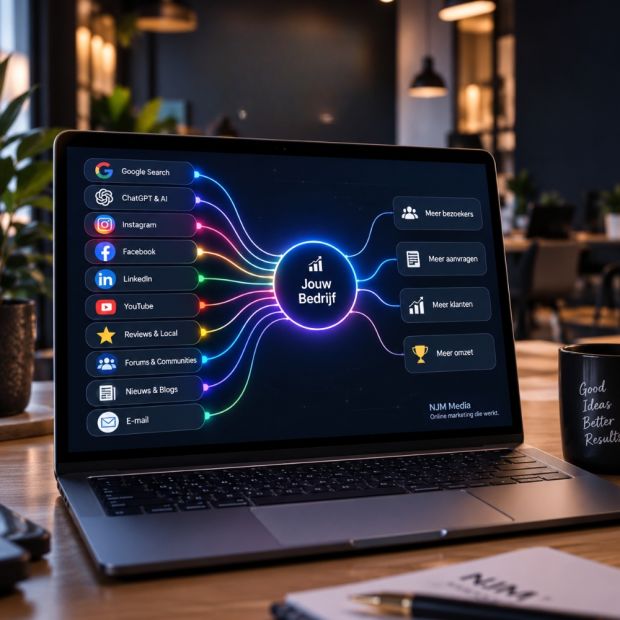 NJM Media laptop traffic kanalen